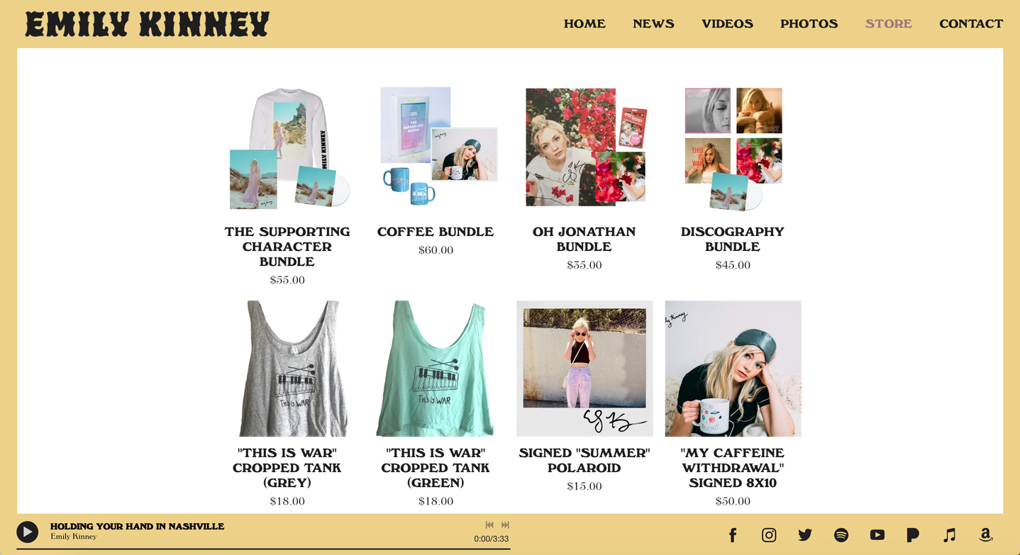 experience merch bundle