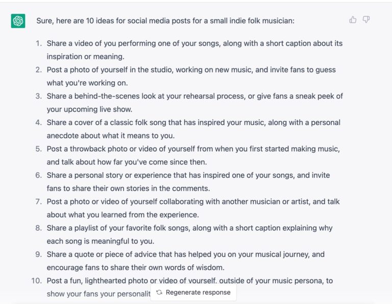 Social Media Posting ideas