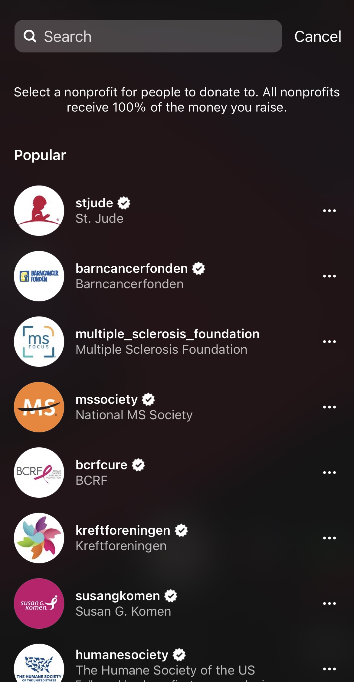 live room fundraising