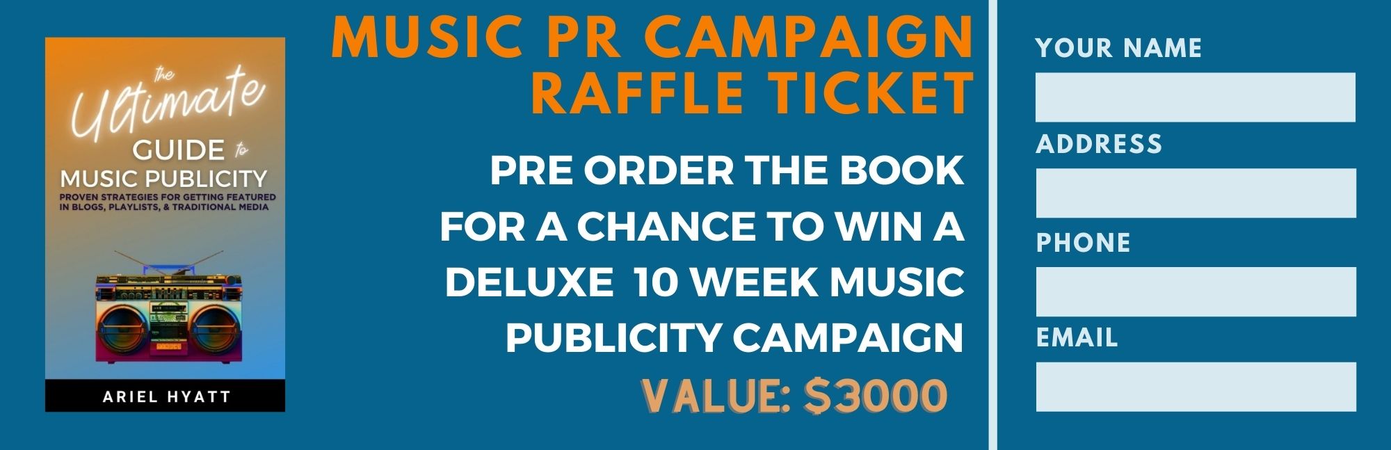 ULTIMATE GUIDE TO MUSIC PUBLICITY BOOK LAUNCH PARTY