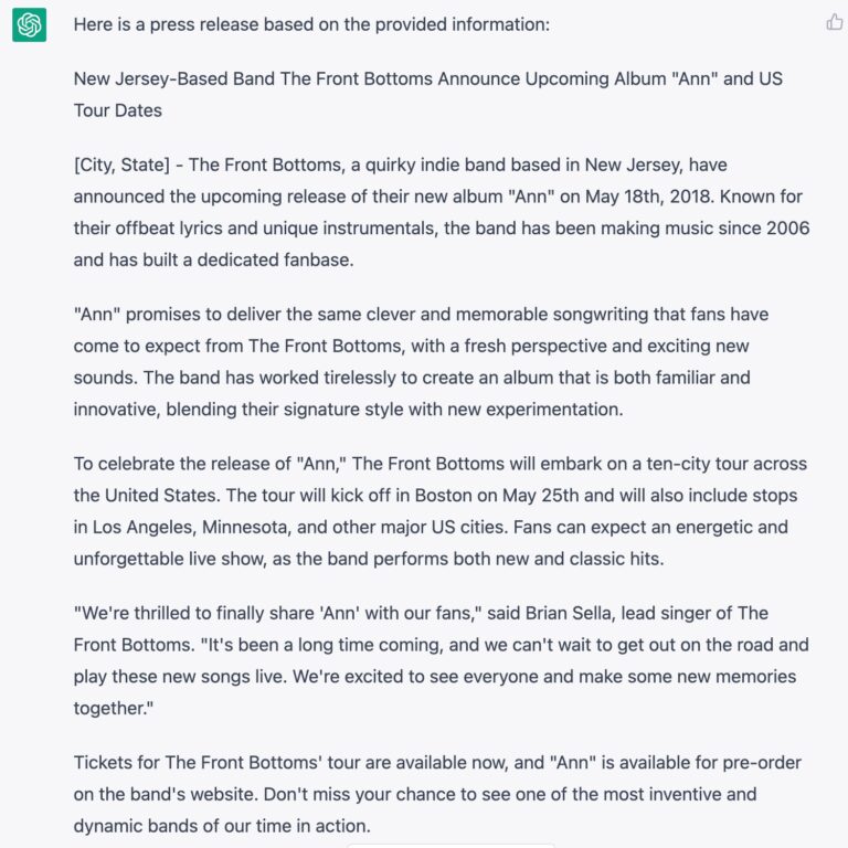 ChatGPT press release ex2