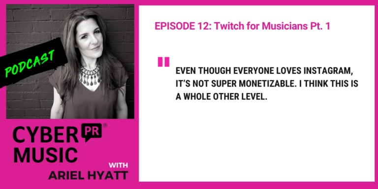 Cyber PR Music Podcast Ariel hyatt karen allen