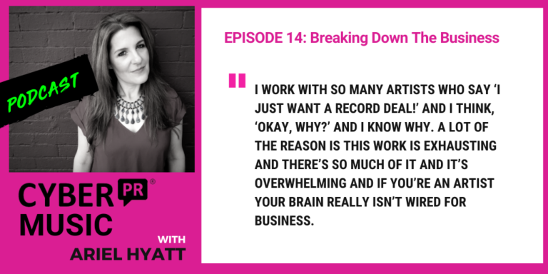 The Cyber PR Music Podcast Ariel Hyatt