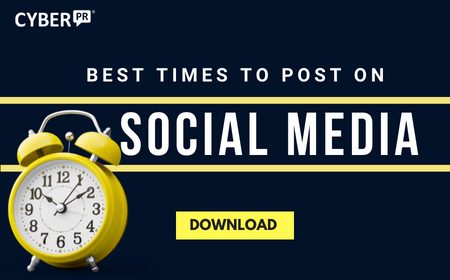 Cyber PR Social Media Posting times
