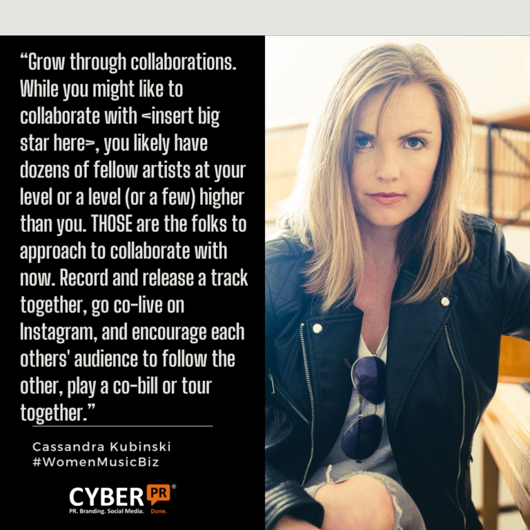 Cassandra Kubinski Women in the Music Industry