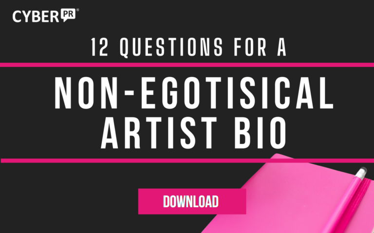 Cyber PR Artist Bio Questions