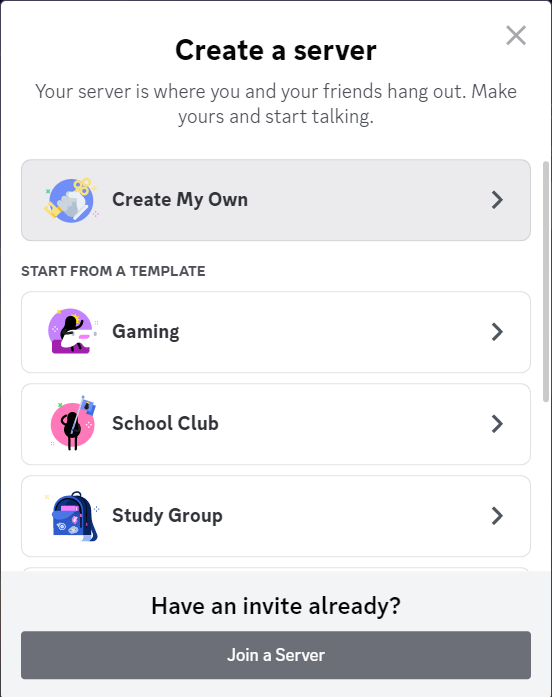 Create a Discord Server