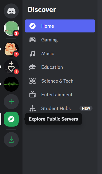 Public Discord Servers