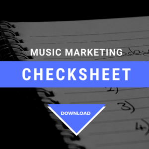 Cyber PR Music Marketing Checksheet
