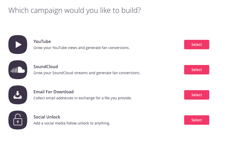 Show.Co - Music Marketing Platforms